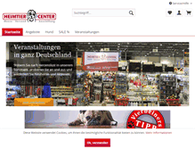 Tablet Screenshot of heimtier-center.de